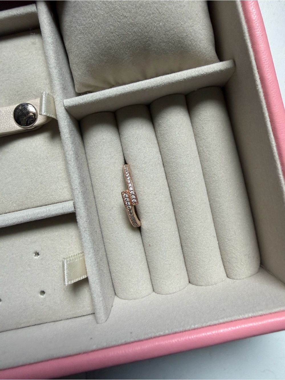 Pandora Rose Gold Ring - Women Jewelry size 7.5